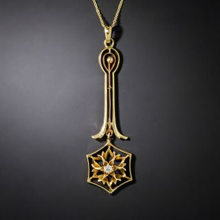 Antique Diamond Pendant, Circa 1900 - 3