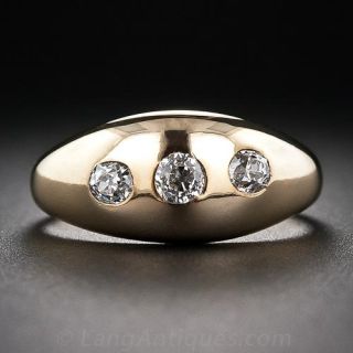 Antique Diamond Three-Stone Ring