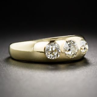 Antique Diamond Three Stone Ring