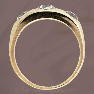 Antique Diamond Three Stone Ring