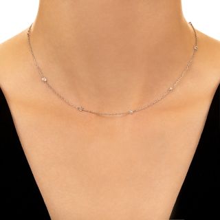 Antique Diamonds-by-the-Yard Chain, 15 1/2 Inches