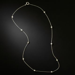 Antique Diamonds-by-the-Yard Chain, 15 1/2 Inches - 2