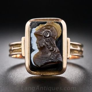 Antique Double Cameo Ring