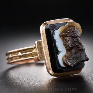 Antique Double Cameo Ring