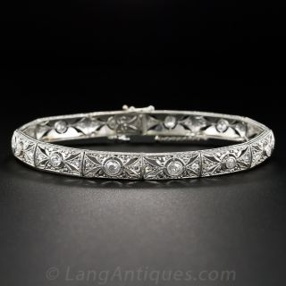 Antique Edwardian Diamond Bracelet