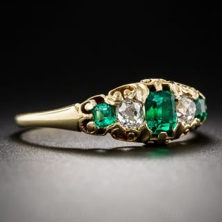 Antique  Emerald and Diamond Ring