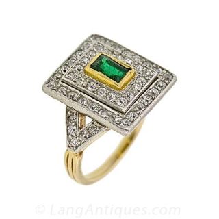 Antique Emerald Ring
