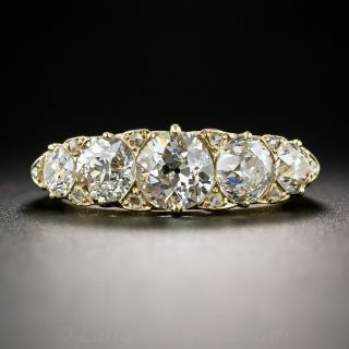 Antique English Five-Stone Diamond Ring