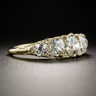 Antique English Five-Stone Diamond Ring