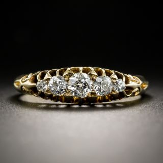 Antique English Five-Stone Diamond Ring - 2