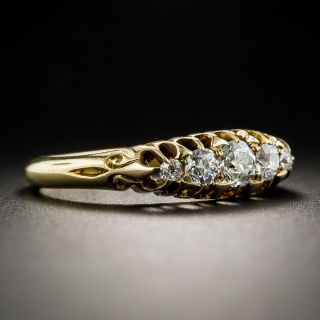 Antique English Five-Stone Diamond Ring