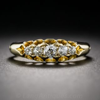 Antique Five Diamond Band