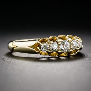 Antique Five Diamond Band
