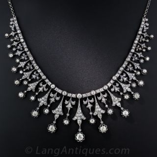 Antique French Diamond Necklace - 3