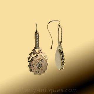Antique French Style Drop Earrings