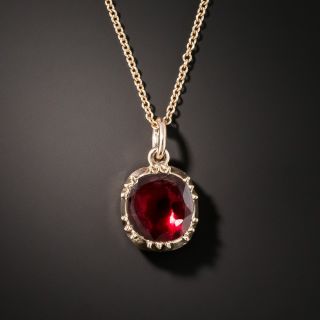 Antique Garnet Pendant - 2