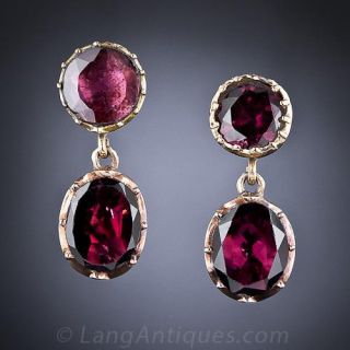 Antique Garnet Earrings
