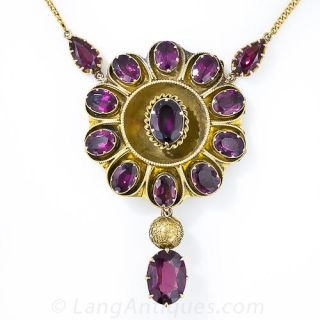 Antique Garnet Necklace