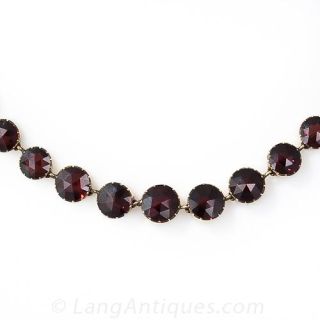 Antique Garnet Necklace