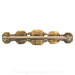 Antique Georgian Garnet Brooch