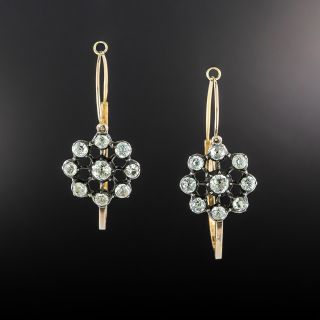 Antique Georgian Paste Earrings  - 6