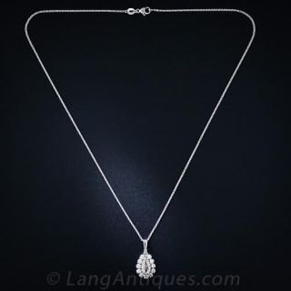 Antique Georgian Pear-Shape Diamond Necklace
