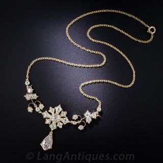 Antique Gold and Diamond Necklace