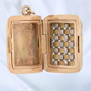 Antique Gold & Platinum Locket