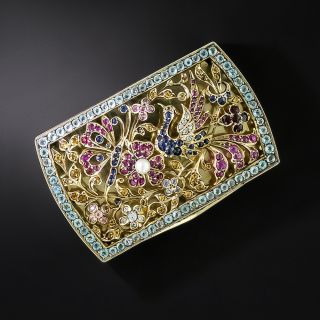 Antique Italian Multi-Gem Decorative Box  - 2