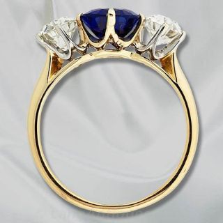 Antique J.E. Caldwell Sapphire and Diamond ring
