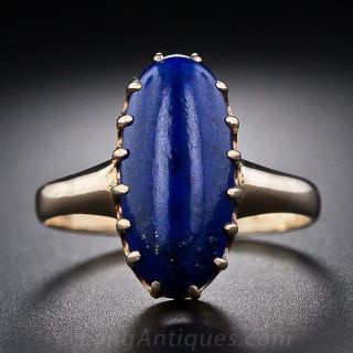 Antique Lapis Lazuli Ring