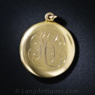Antique Locket with Diamond