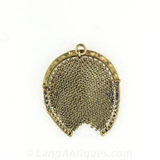 Antique Mesh Horseshoe Coin Purse