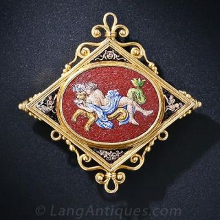 Antique Micro-Mosaic Brooch - 2