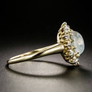 Antique Moonstone and Diamond Ring, Circa 1900