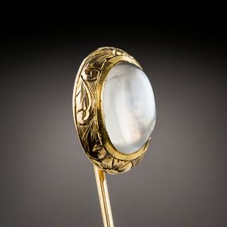 Antique Moonstone Stickpin