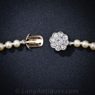 Antique Natural Pearl Necklace