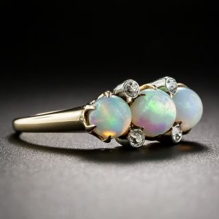 Antique Opal and Diamond Ring