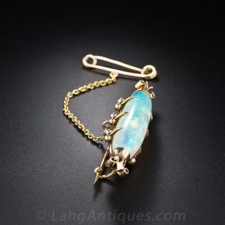 Antique Opal Bar Pin