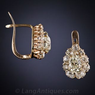 Antique Pear-Shaped Earrings