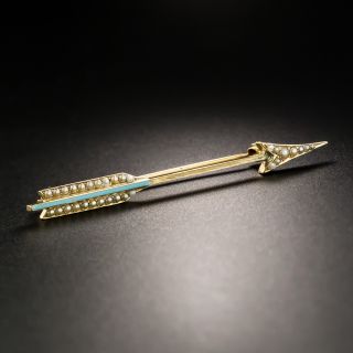 Antique Pearl Arrow Pin by Carter & Gough - 1