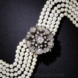 Antique Pearl Choker 
