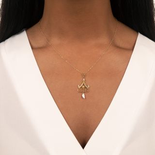 Antique Pearl Pendant