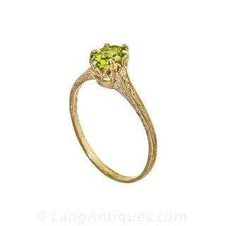 Antique Peridot Ring