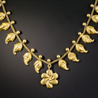 Antique Pinwheel Necklace - 1