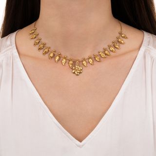 Antique Pinwheel Necklace