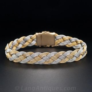 Victorian Gold and Platinum Bracelet