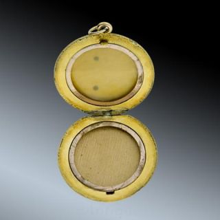 Antique Repousse Photo Locket