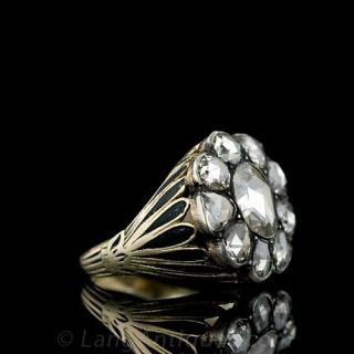 Antique Rose Cut Diamond Ring
