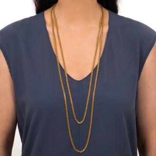Antique Russian 71 Inch Chain